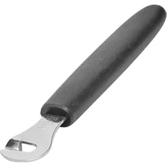 Нож карбовочный пластик,сталь нерж. ,H=10,L=140/40,B=25мм черный,металлич.