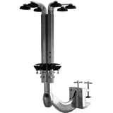 Струбцина для бутылок «Бонзер» (для 6 шт.) вращающаяся, наст. креп., без дозатора металл D=22,H=44см