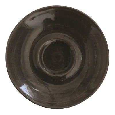 Блюдце 15,6см Monochrome, цвет Iron Black MOIBCSS1