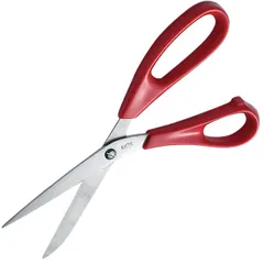 Ножницы сталь нерж.,пластик ,H=1,L=25,B=11см металлич.,красный