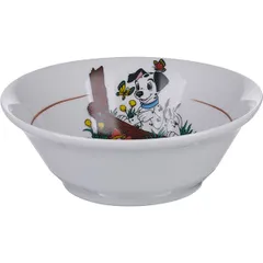 Салатник «Далматинцы» детский фарфор 360мл D=14,H=5см белый, изображение 2