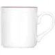 Кружка «Бид Марун Бэнд» фарфор 285мл белый,бордо, изображение 2