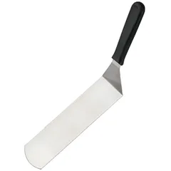 The blade is curved. for grill "Prootel"  stainless steel, plastic , L=400/250, B=75mm  metallic, black