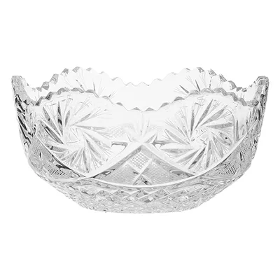Конфетница хрусталь D=164,H=84мм прозр.