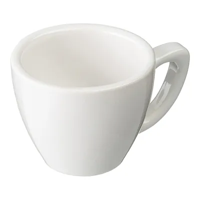 Чашка кофейная «Пур-Амор» фарфор 80мл D=66/40,H=55,L=90мм белый, изображение 3
