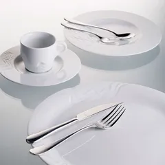 Чашка кофейная «Мелодия» фарфор 110мл D=61,H=55,B=82мм белый, изображение 2