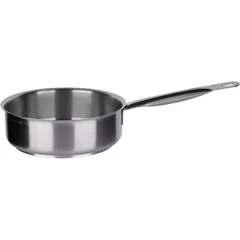 Sauté pan stainless steel 3.7 l D=240,H=85,L=485,B=260mm metal.