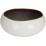 Салатник «Сплеш» керамика D=12,H=5см белый,коричнев.