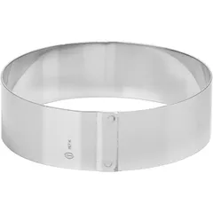 Ring for side dishes off/off  stainless steel  D=105, H=30mm  metal.