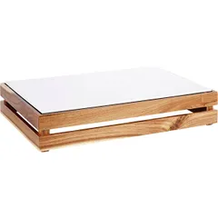 Ящик для подачи акация ,H=10,5,L=55,5,B=35см св. дерево, изображение 2