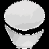 Салатник «Кунстверк» фарфор 200мл ,H=80,L=158,B=118мм белый
