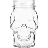 Cocktail glass “Skull” glass 420ml D=66,H=150mm clear.