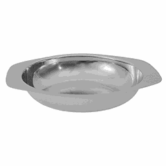 Tray 2 handles  metal  250 ml  D=12 cm  metal.