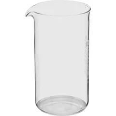 Колба для френч-пресса термост.стекло 1л D=95,H=180мм прозр., изображение 2