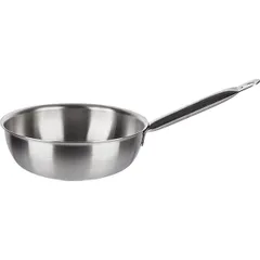 Sauté pan stainless steel 3.6l D=24,H=8,L=45cm metal.