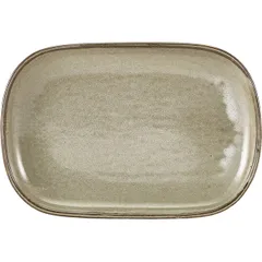 Serving dish “Terra Gray”  porcelain , L=24, B=16.5 cm  gray