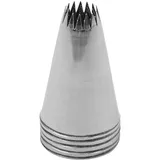 Насадка кондитерская «Открытая звезда» (15 зубцов) сталь нерж. D=30/11,H=50мм