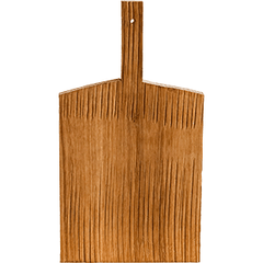 Доска для подачи «Мороз» светлый дуб ,H=3,L=48/34,B=26см