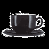 Чайная пара «Квадрато Блэк» набор[6шт] стекло 220мл D=80,H=85,L=145,B=400мм черный