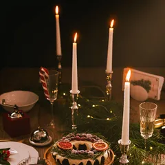 Свечи[50шт] параф.со стеар. D=25,H=245,L=255,B=190мм белый, изображение 2