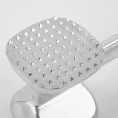 Молоток для отбивания мяса алюмин. ,H=70,L=245,B=65мм металлич., изображение 2