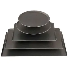 Противень алюмин.,тефлон ,H=10,L=530,B=325мм черный, изображение 3