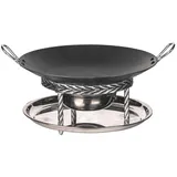 Набор для подачи саджа без крышки 2 предмета сталь нерж.,тефлон D=34,H=23см серебрист.