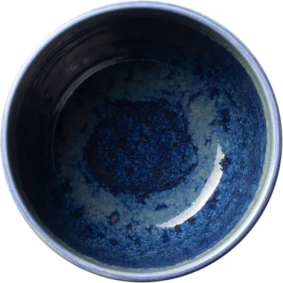 Салатник «Аврора Везувиус Ляпис» фарфор D=12см синий,голуб., изображение 2