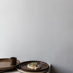 Тарелка «Карактэр» с высоким бортом керамика D=21,H=2см коричнев., изображение 4