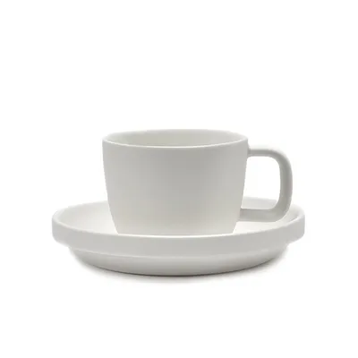 Чашка кофейная «Пас-парту» фарфор 135мл D=70,H=57мм белый,матовый, Цвет: Белый, изображение 3