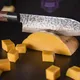 Нож кухонный «Нара» сталь нерж.,дерево ,L=300/165,B=43мм металлич.,тем.дерево, изображение 7