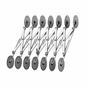 Нож роликовый д/теста 7лезвий D=55,L=280мм металлич.