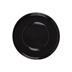 Блюдце «Вейв» фарфор D=14/8см черный
