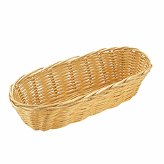 Wicker basket for bread  polyprop. , H=7, L=36, B=15cm  St. tree