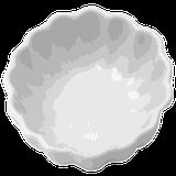 Блюдо для комплимента «Миниатюра» с волнистыми краями фарфор 40мл D=67,H=25мм белый