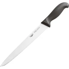 Knife for slicing meat  stainless steel, plastic , L=30cm  black