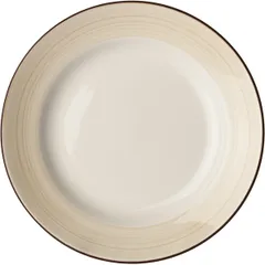 Тарелка «Чино» фарфор D=205,H=31мм белый,бежев.