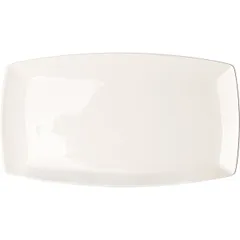 Блюдо «Вайт Нэо» фарфор ,H=20,L=360,B=203мм белый