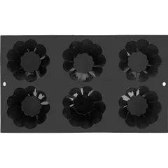 Форма кондитерская «Бриош» силикон D=80,H=35,L=300,B=175мм