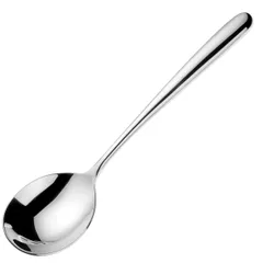 Broth spoon “Eco”  stainless steel , L=181, B=42mm  silver.