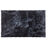 Блюдо для подачи пластик ,H=15,L=325,B=176мм черный,серый