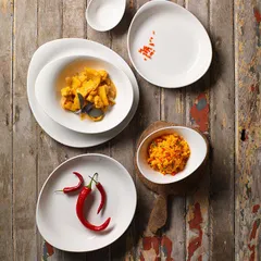 Тарелка «ФриСтайл» фарфор ,L=15,3,B=13см белый, изображение 2