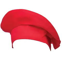 Шапочка поварская берет твил красный