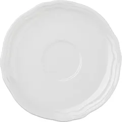 Блюдце «Опера» фарфор D=17см белый