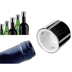 Пробка для вина[2шт] сталь нерж. D=4,H=9см серебрист., изображение 2