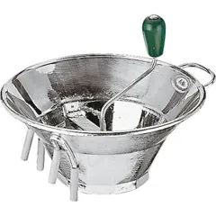 Машинка для протирки пюре+ 3 диска жесть белая D=31,H=15см металлич.