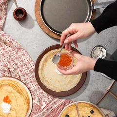 Икорница «Тейблтоп» стекло 89мл D=75,H=35мм прозр., изображение 2