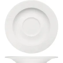 Saucer “Karat” porcelain D=125,H=18mm white