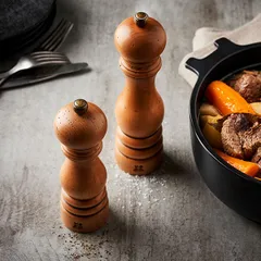 Мельница для соли «Париж Антик» бук ,H=18см, изображение 2