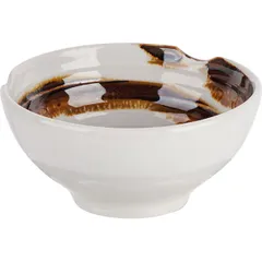 Салатник ручная работа фарфор D=95,H=47мм белый